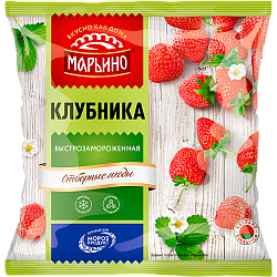 «МАРЬИНО» клубника быстрозамороженная